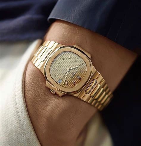 vintage patek philippe nautilus gold|Patek Philippe vintage watch price.